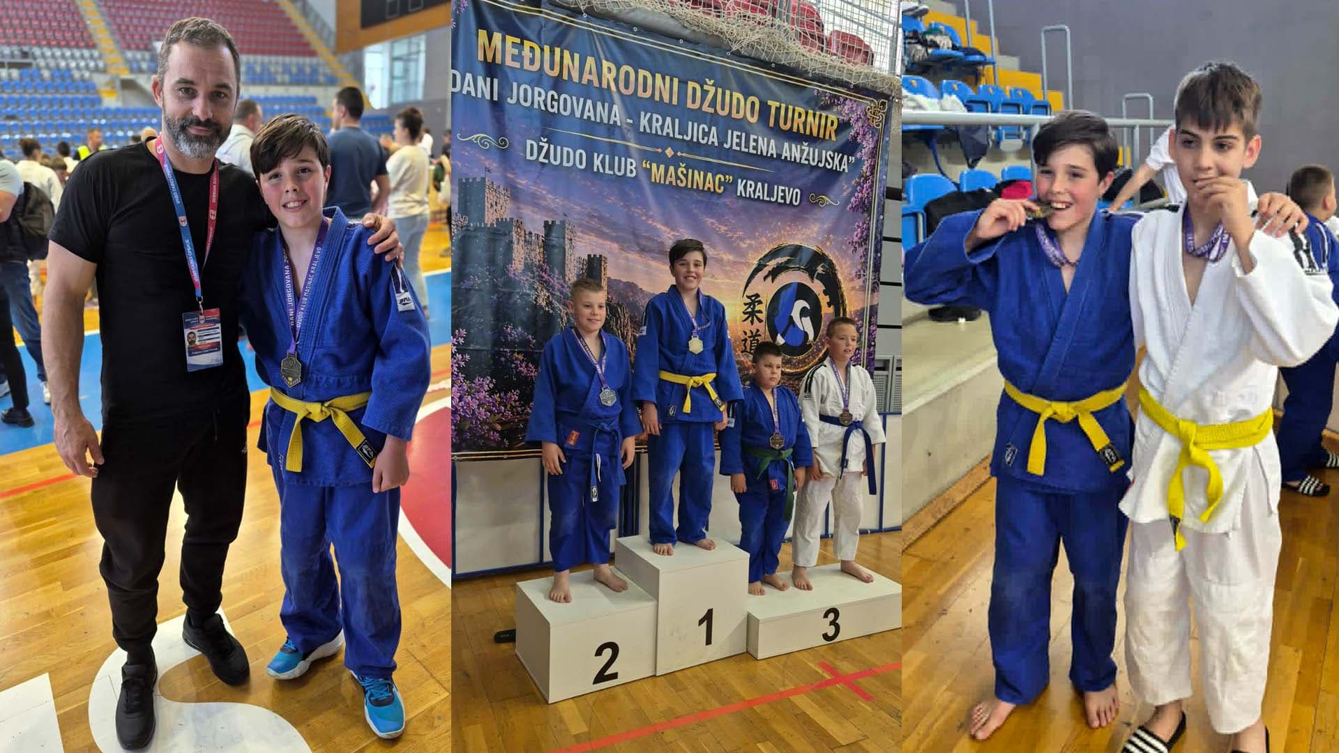 Sjajan uspeh čačanskog džudoa: Zlato i srebro za klub "Roki" na turniru u Kraljevu